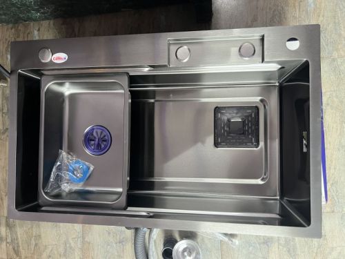 Silver Rectangular Kitchen Sink