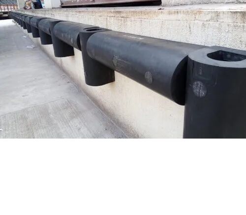 Rubber Dock Bumper, Color : Black