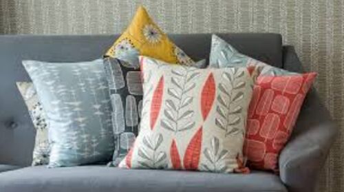 Square Cotton Designer Cushions, For Home, Hotel, Technics : Handloom