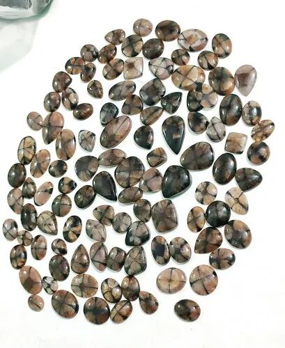 Chiastolite Cabochon Gemstone