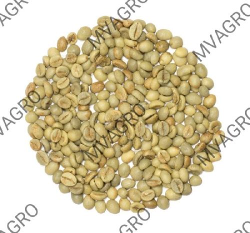 Washed Robusta Parchment PB Peaberry Green Coffee Beans