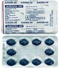 Aurogra 100 Mg Tablets, Packaging Type : Box