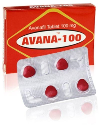 Avana 100mg Tablets, Pack Size : 1X4, Packaging Type : Blister