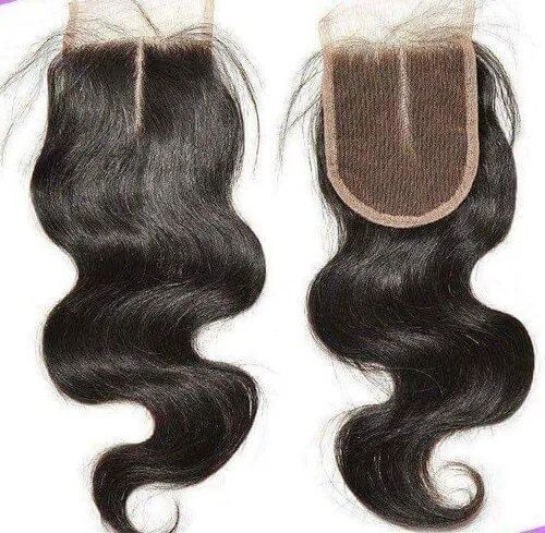 Wavy Human Hair Lace Closure, For Parlour