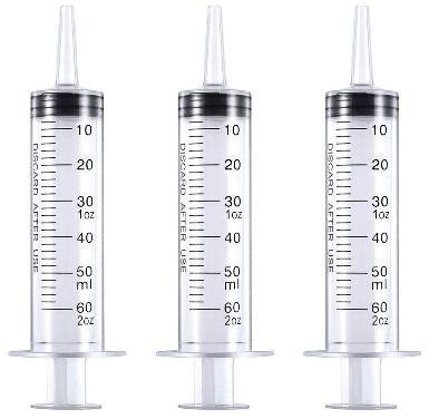 AartiMed Polished Plastic Catheter Disposable Syringe, For Hospital, Size : Standard