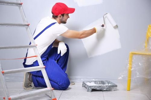 Job Work Cement Wall Putty With Home Painting Services