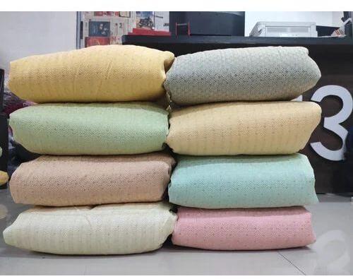 Jacquard Cotton Fabric, For Chikan Kurti, Kids Chikan Garment, Skirt, Top, Blouse, Feature : Easily Washable