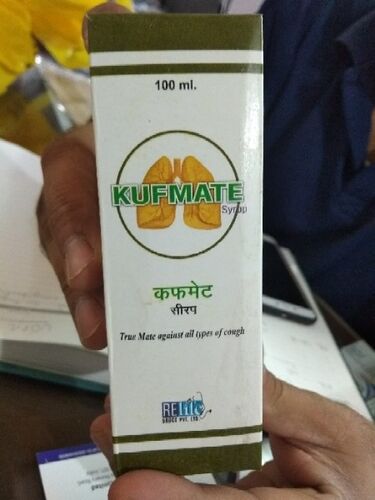 Kufmate Cough Syrup, Bottle Size : 100 Ml