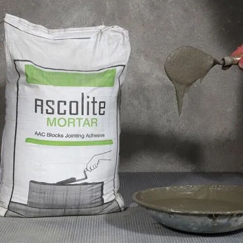 Ascolite Mortar, For Making Blocks, Packaging Size : 25-50kg