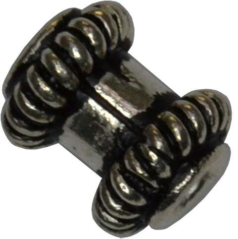 Sterling Silver Tube With Wire Ends, Length : 6mm