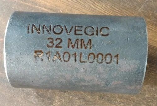 Grey Innovegic Round Polished Mild Steel Tapper Rebar Coupler, For Construction, Grade : EN8D