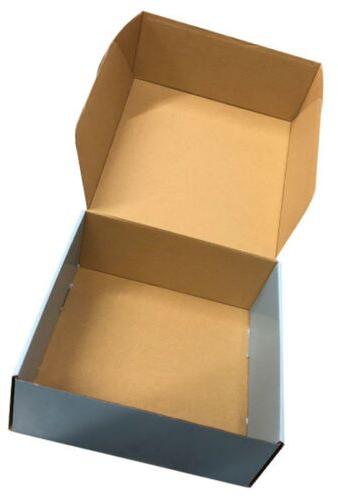 Plain Cardboard B Flute Boxes, Color : Brown