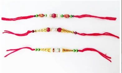 Thread Dori Rakhi, Feature : Beautiful Designs, Fade Resistance