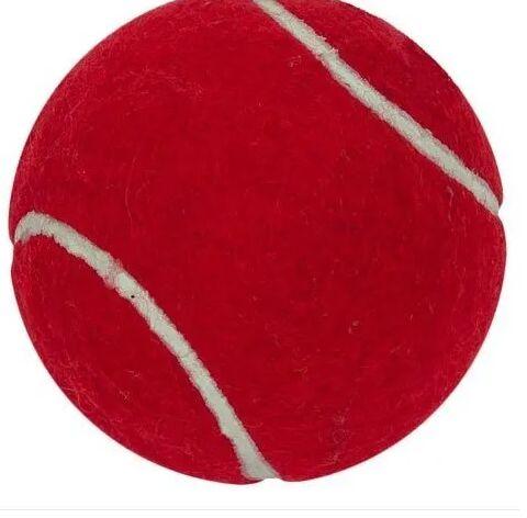 Rubber Cricket Tennis Ball, Color : Red White