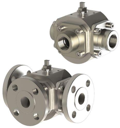 Stainless Steel Multiport Ball Valve, Size : Standard