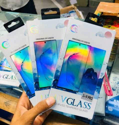 Transparnet Transparent G_Tel UV Tempered Glass, For Mobile Protection, Hardness : 0.3mm