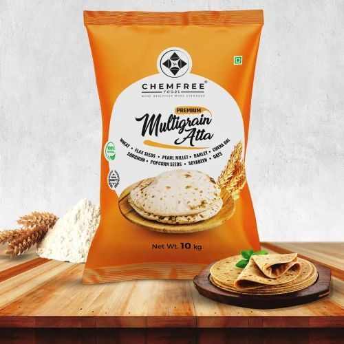 10 Kg Premium Multigrain Atta, Packaging Type : PVC Bag
