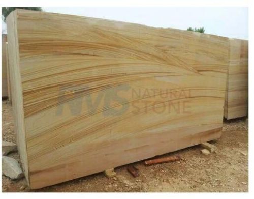 Teakwood Sandstone Slab, Size : 900x850 Mm