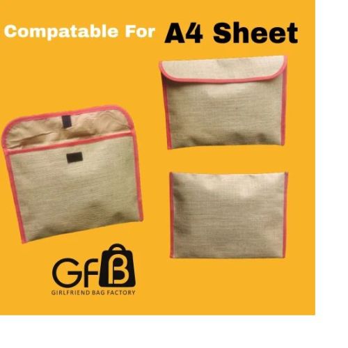 GFB Jute Folder, Size : A4