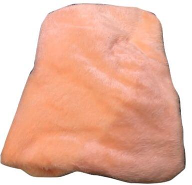 Polar Fleece Baby Quilt, Color : Light Orange