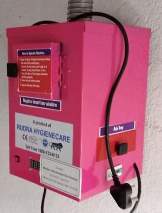 Smoke Filter Sanitary Napkin Incinerator Machine, Power : 230v + 10% (1kw)