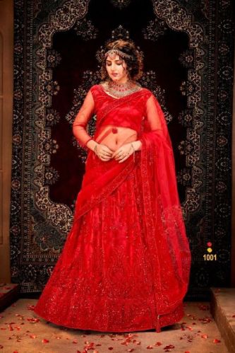 Wedding Lehenga Choli,wedding Lehenga Choli, Size : Free Size Semi Stich