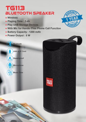 SSM Bluetooth Speakers, Color : Black