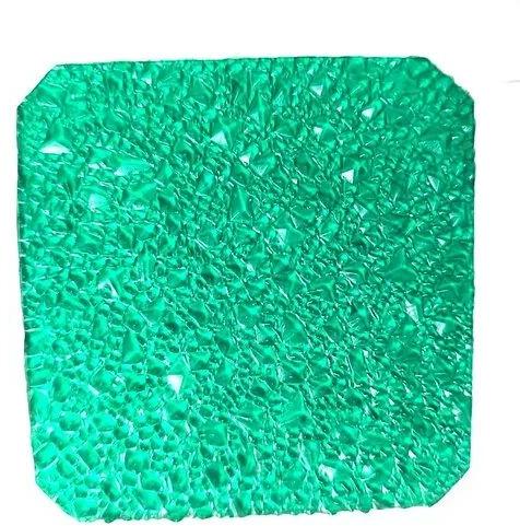 Plain Polycarbonate Diamond Sheet, Color : Green