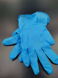 Blue 4 Gram Nitrile Exam Gloves, For Examination, Size : XL, XXL