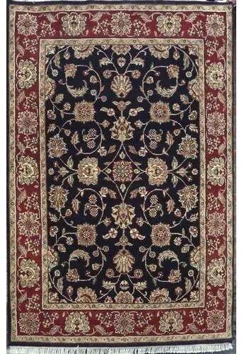 Wool Viscose Hand Knotted Carpets -2, For Each To Handle, Shape : Rectangular