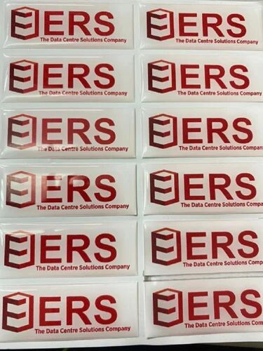 Printed Dome Stickers, Color : Customized