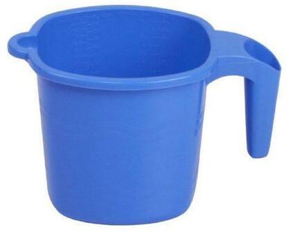 Round Plastic Bath Mug, Pattern : Plain