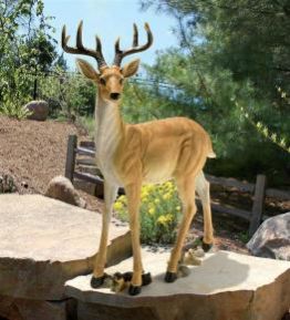 Fiber Woodland Buck Deer Statue, Size : All Sizes