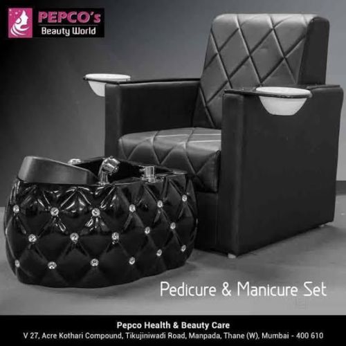 Iron Manicure Chair Table, For Beauty Salon, Color : Black, Blue, Brown, Grey