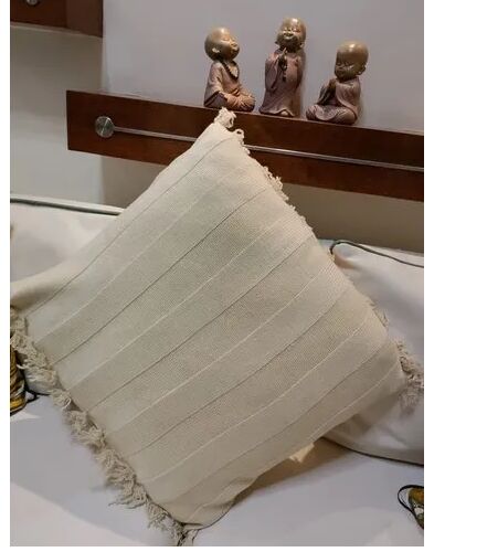 Tassel Cushions, For Home Decor, Pattern : Plain