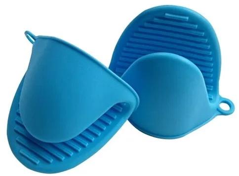 Ketzeal Silicone Oven Grip Mitt, For Kitchen, Color : Blue