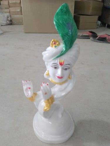 Polyresin Lacquer Krishna Statue, For Interior Decor, Office, Home, Gifting, Garden, Religious Purpose