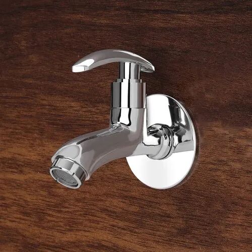 Chrome Polished SS Short Body Bib Cock, Packaging Type : Box