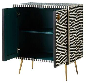 Charming Bone Inlay Chest Drawers, For Home, Office