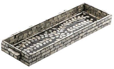 Indian Handmade Mother Of Pearl Serving Tray