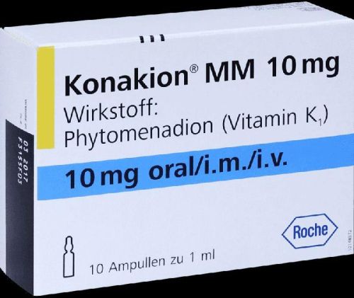 Konakion 10mg/ml X 5 Amps Injection, For Making Medicine, Form : Liquid