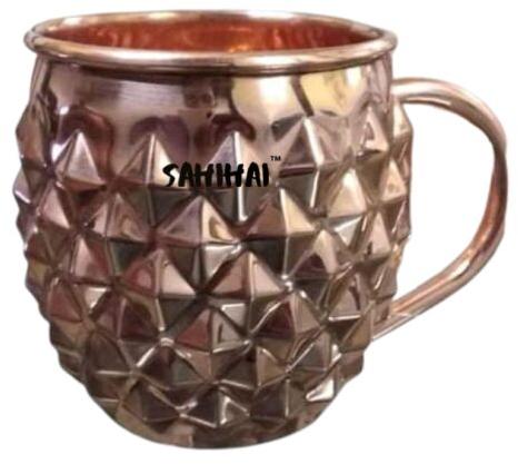 SAHI HAI Copper Mug, For Often With A Barrel, Capacity : 250ML