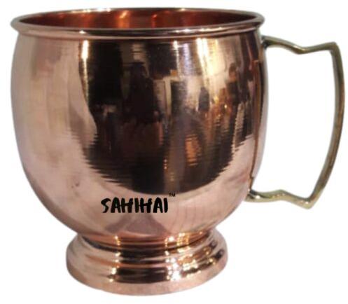 Copper Round Mug, Capacity : 250ml