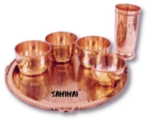 Copper Square Dinner Set Of 6 Pieces