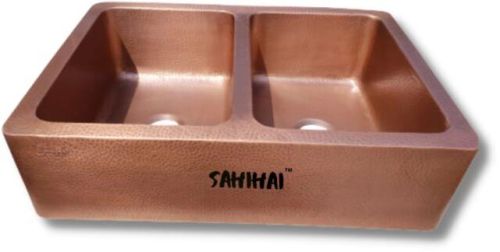 Sahi Hai Double Bowl Copper Kitchen Sink