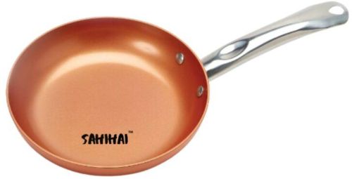 Non-stick Frying Pan With Copper Colored Finish-saute,