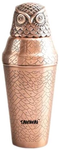 Sahi Hai Owl Copper Bottle, Feature : Long Life, Lite Weight, Heat Resistance, Hard Structure, Good Strength