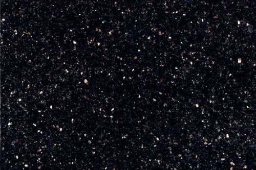 Polished Black Galaxy Granite Slab, For Flooring