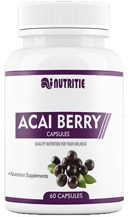 Acai Berry Capsules, For Good Quality, Long Shelf Life, Safe Packing, Packaging Type : Plastic Container