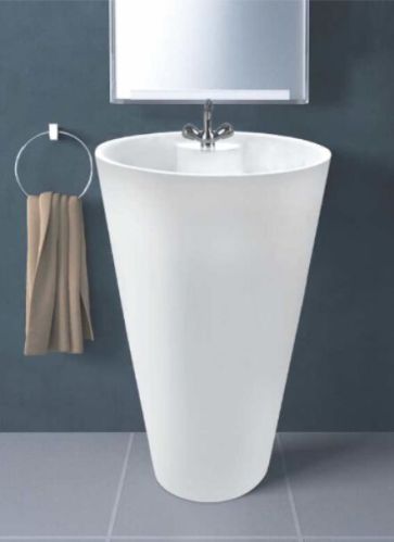 Ceramic One Piece Basin (Scorpio Set), For Home, Hotel, Restaurant, Sink Style : Bowl